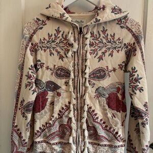 Lucky Lotus - Lucky brand women's boho hoodie - size small